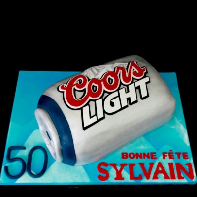 Cannette Coors Light        